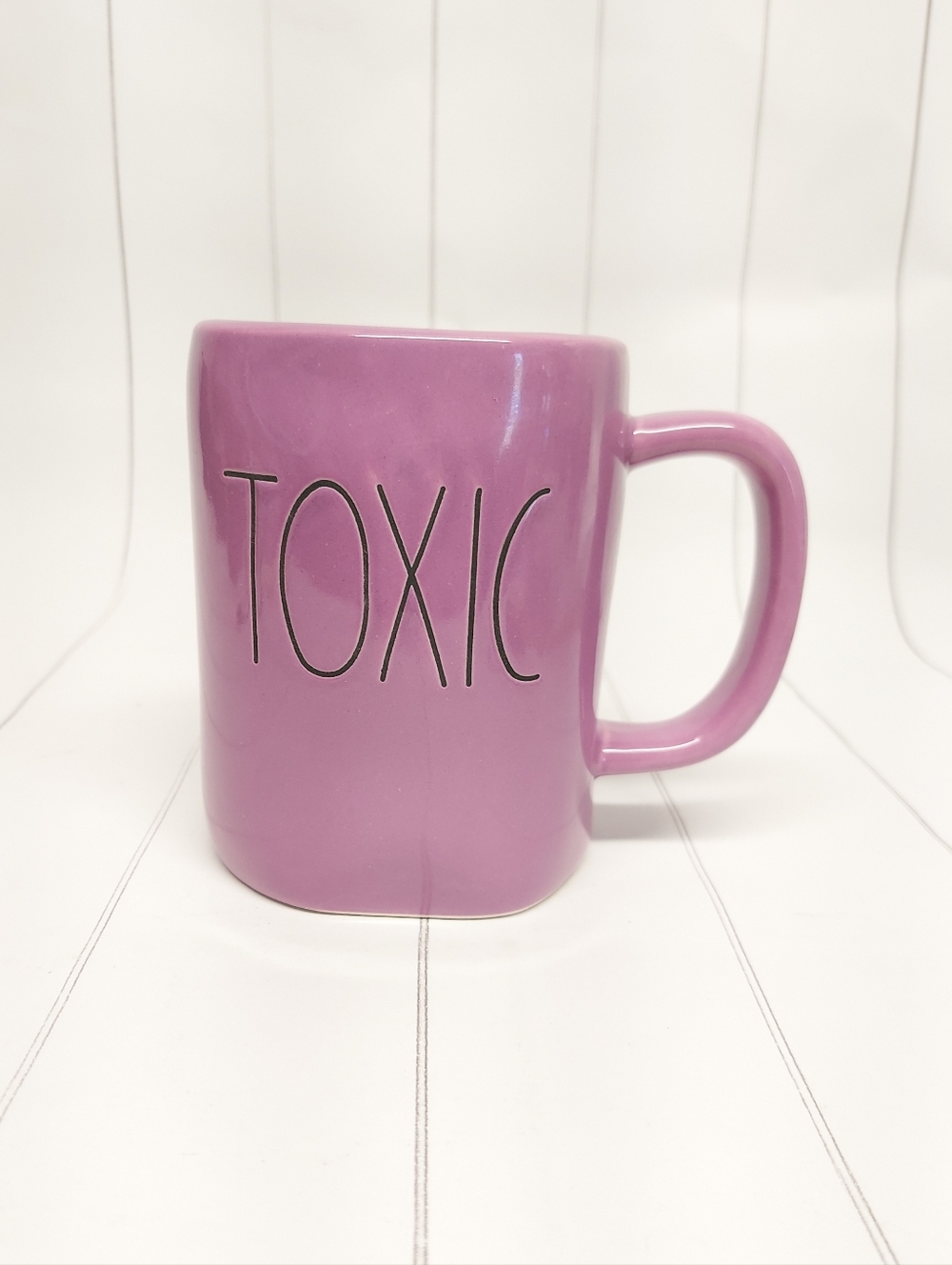 NWT Rae Dunn Toxic Purple COFFEE MUG